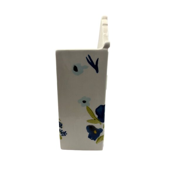 Anthropologie Floral Ceramic House Vase - No Linger Available - Picture 5 of 8